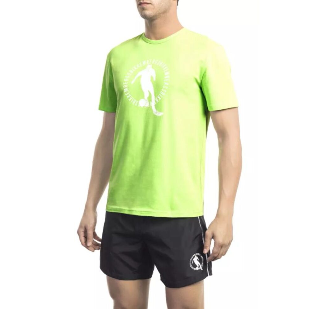 Bikkembergs Black Cotton Men Men's T-Shirt